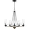 Quoizel Rochester Chandelier 5 Lights Matte Black ROC5025MBK - alternate 2